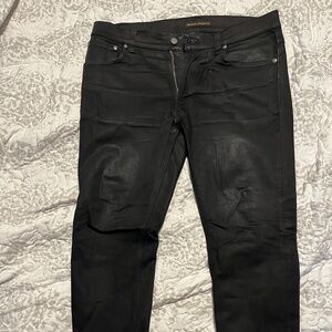 Nudie Jeans - Lean Dean Dry Cold Black